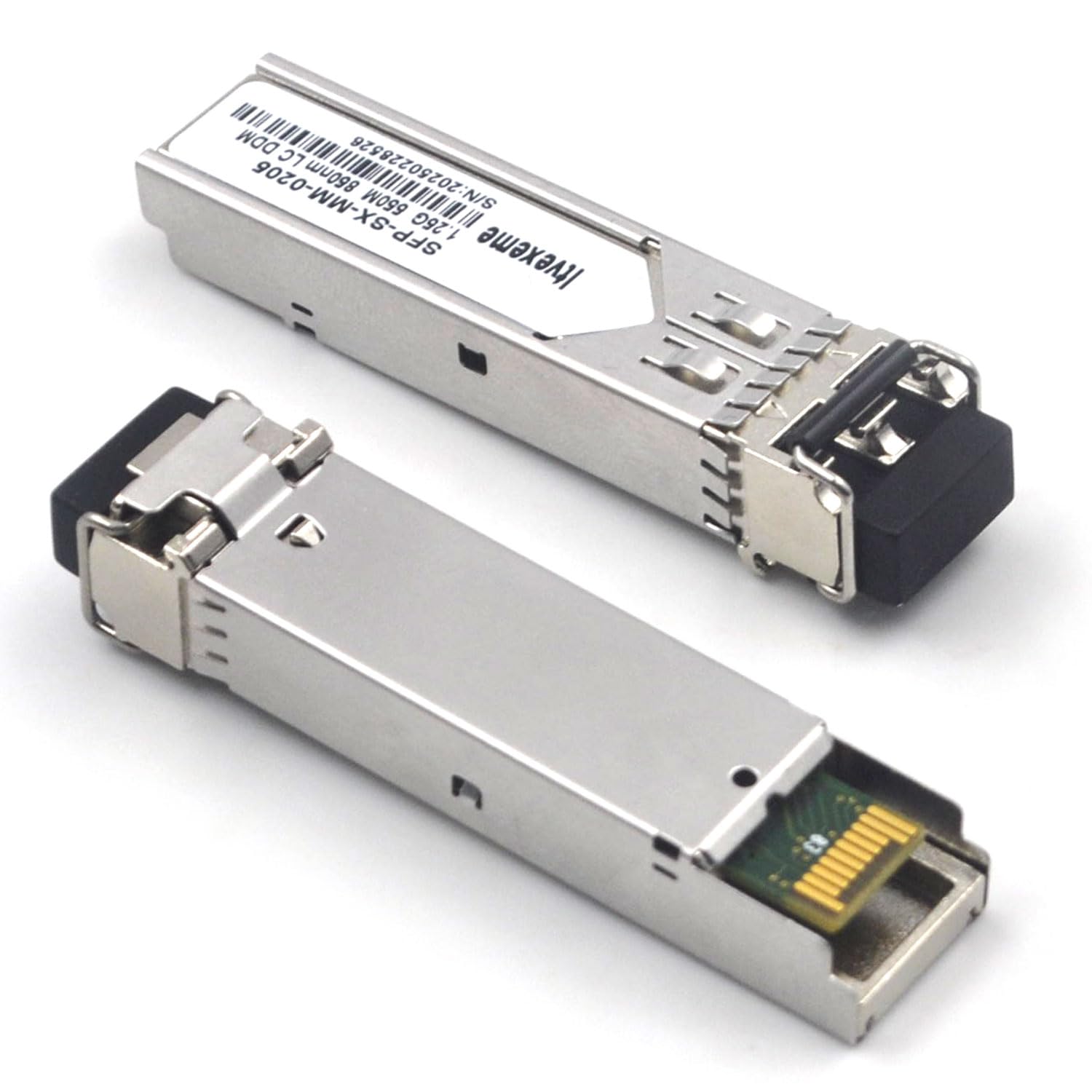 10 modułów SFP LC Multimode 1,25 G, nadajnik-odbiornik światłowodowy 1000Base-SX, 850 nm MMF, 550 m, do routera, karty sieciowej, przełączników, zapory ogniowej itp