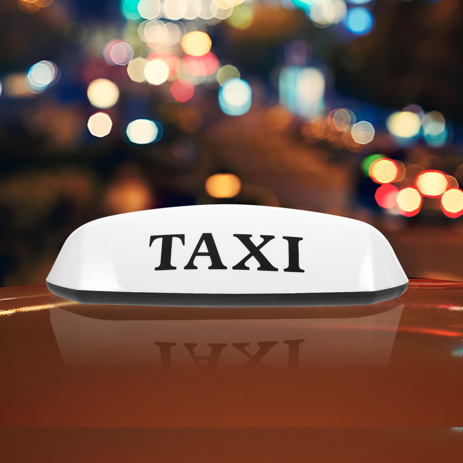 Ciieeo Lampada da Taxi Magnetica per Auto 12v Alta Luminosità e Materiale Pp Antiscossa per Guida Notturna Sicura e Visibile