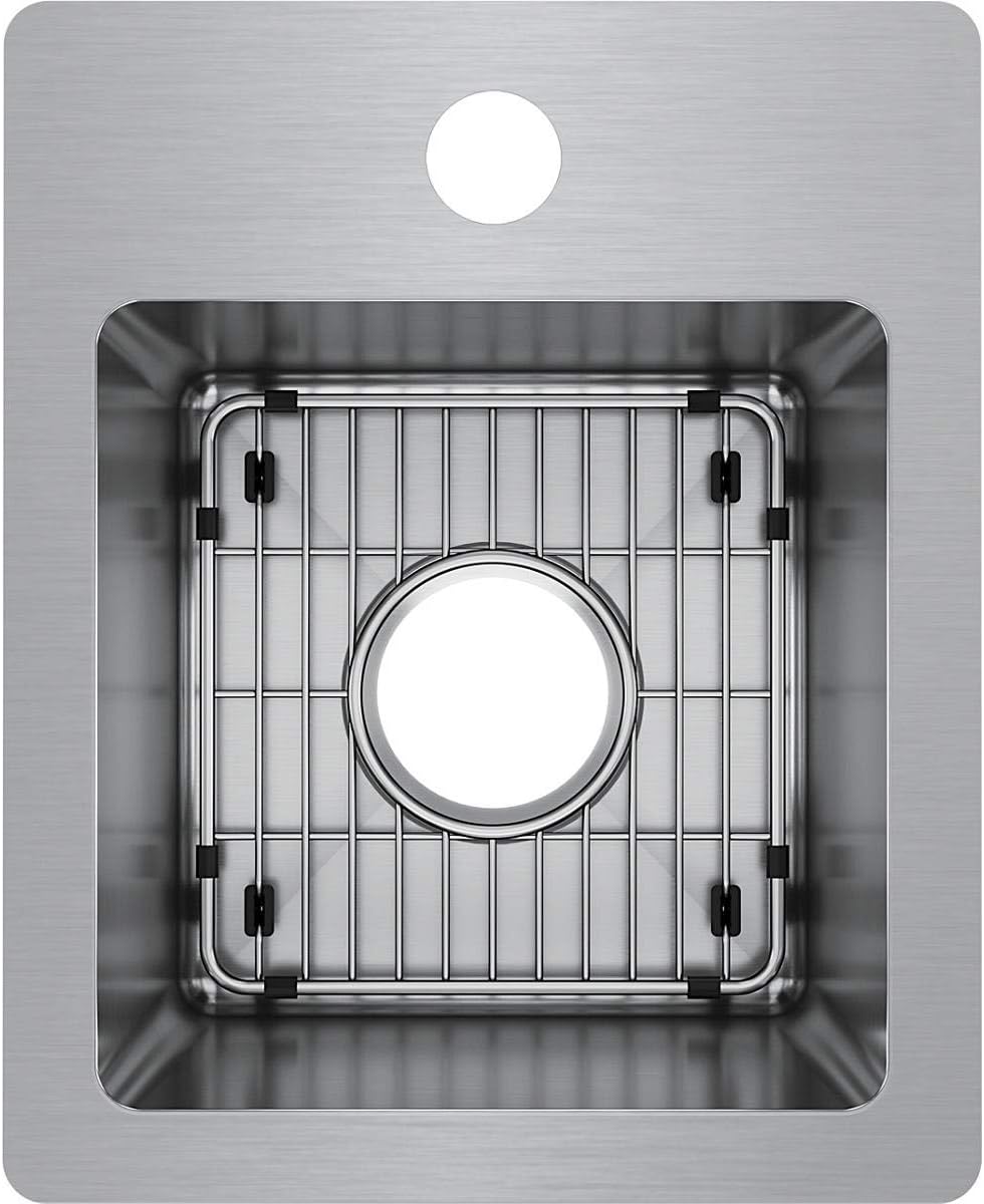 Buy 1 get 1 Elkay Crosstown ECTSR13169TBG1 Single Bowl Dual Mount Stainless Steel Bar Sink Kit Best Deal Product Elkay Crosstown ECTSR13169TBG1 Single Bowl Dual Mount Stainless Steel Bar Sink Kit