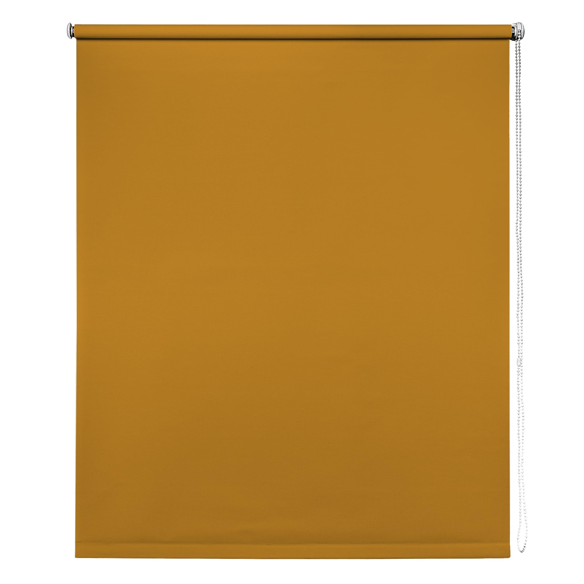 New Edge Blinds Thermal Blackout Roller Blinds 120cm Width x 175cm Drop - Ochre