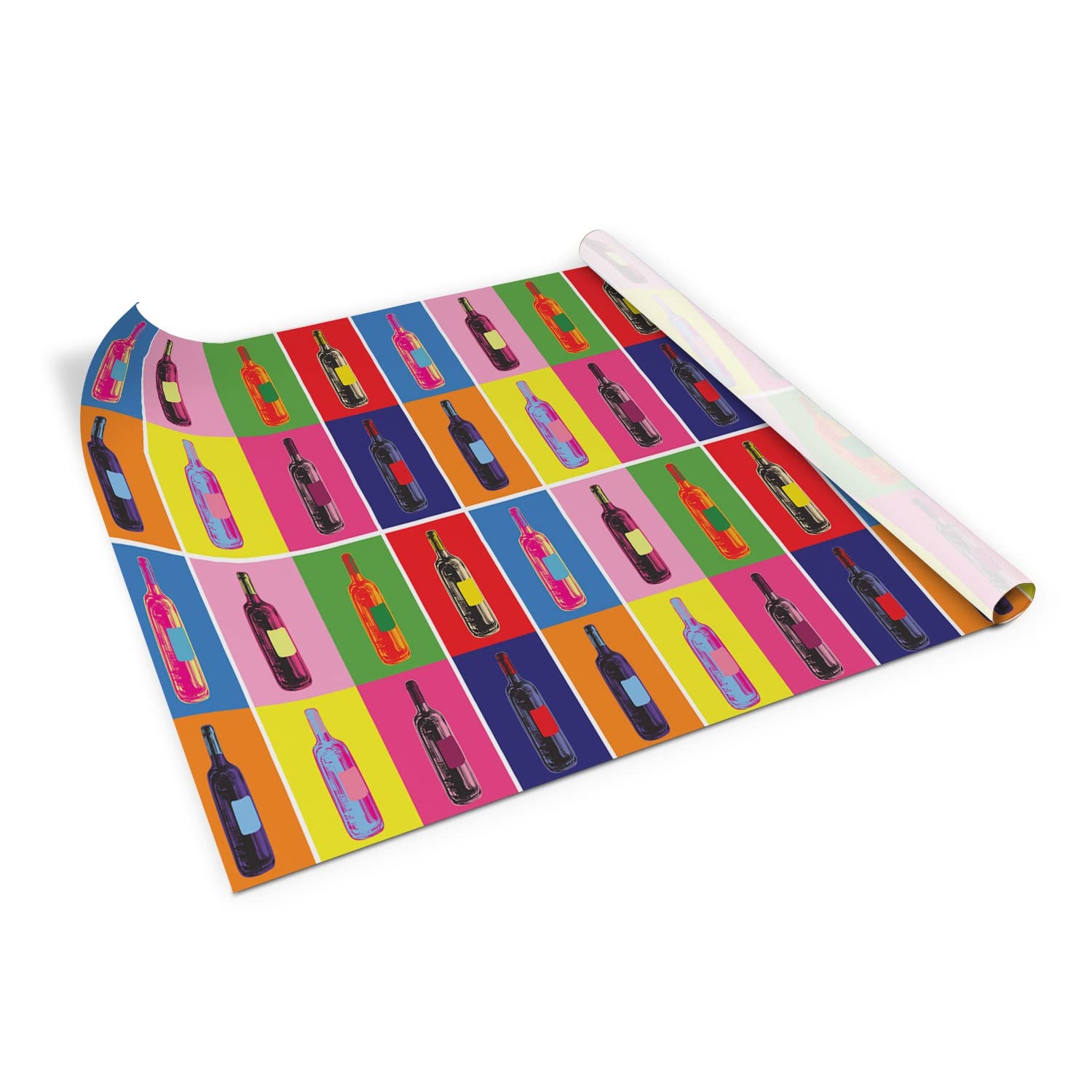 Feuille collante haut de gamme pour meubles pop art mat de 100x50 cm