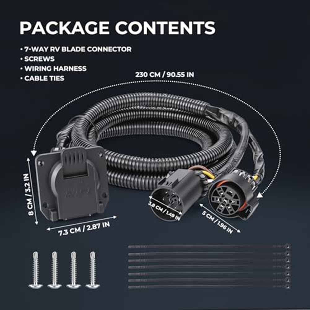 7-Polig Anhänger Kabel 2, Verlängerung Play 7-Polig Anhänger
