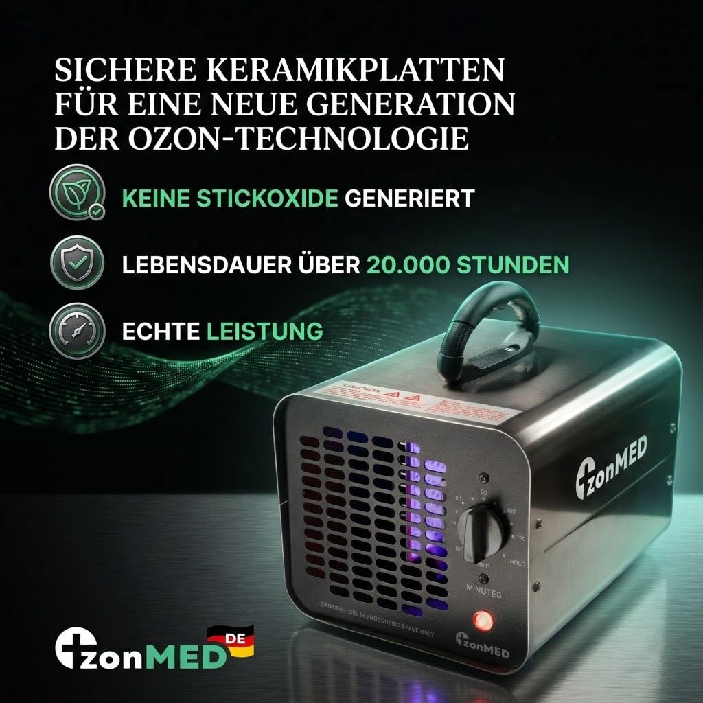 Ozongenerator Ozonisator PRO-10M 10 000mg/h Luftreiniger Ozongerät Ozon (10000mg/h)