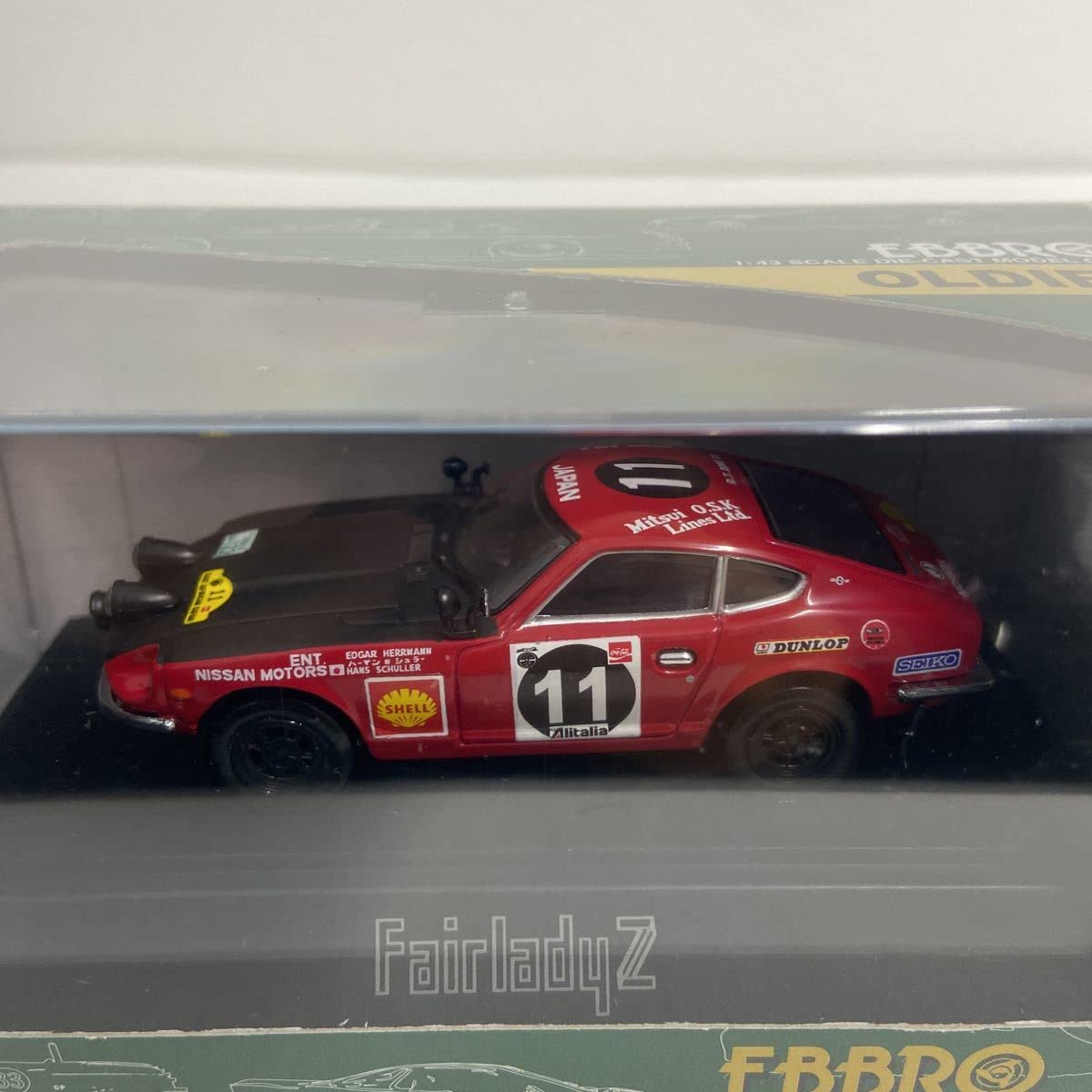 Amazon | EBBRO 1/43 NISSAN FAIRLADY 240Z SAFARI Rally #11