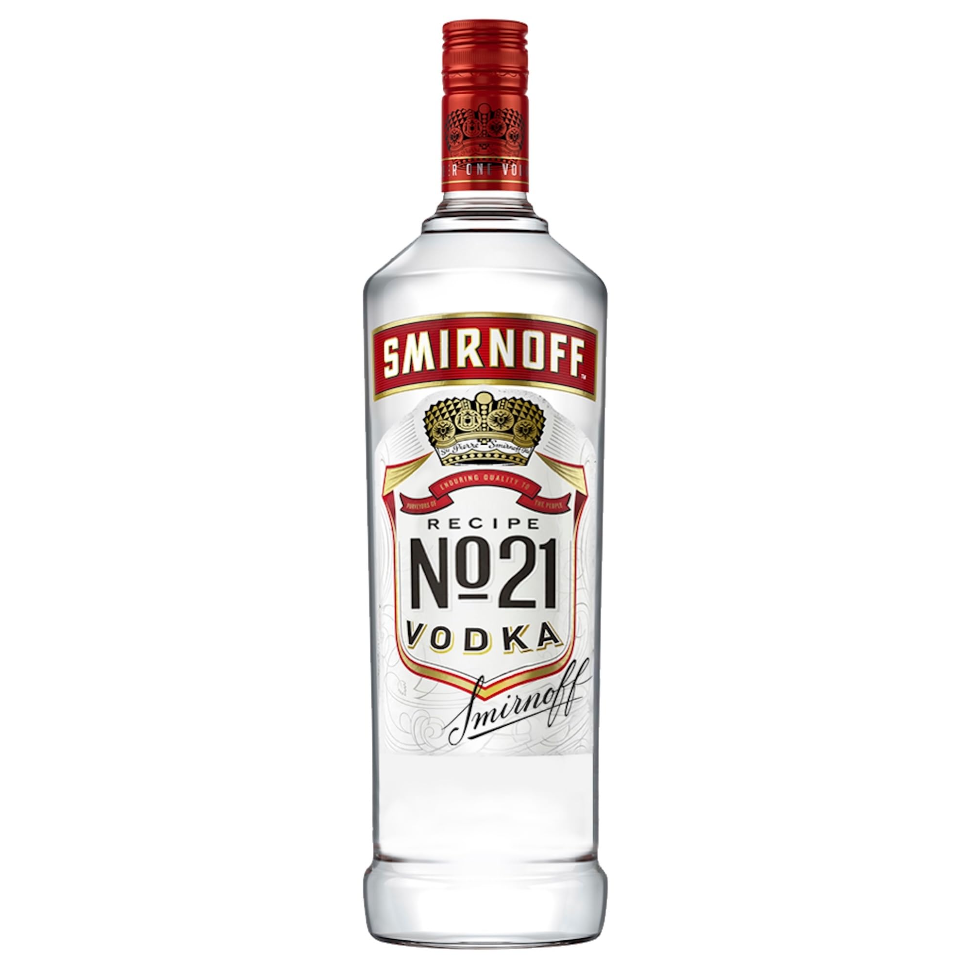 Smirnoff Red Label Vodka aus den USA – 1 L, 1er Pack