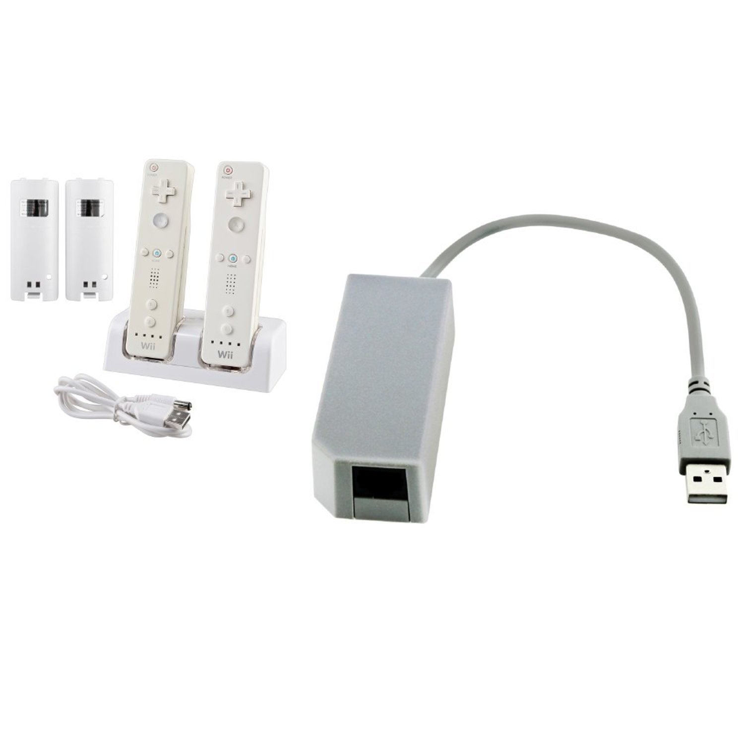 Theo&Cleo Dual Charging Station+USB LAN Adapter