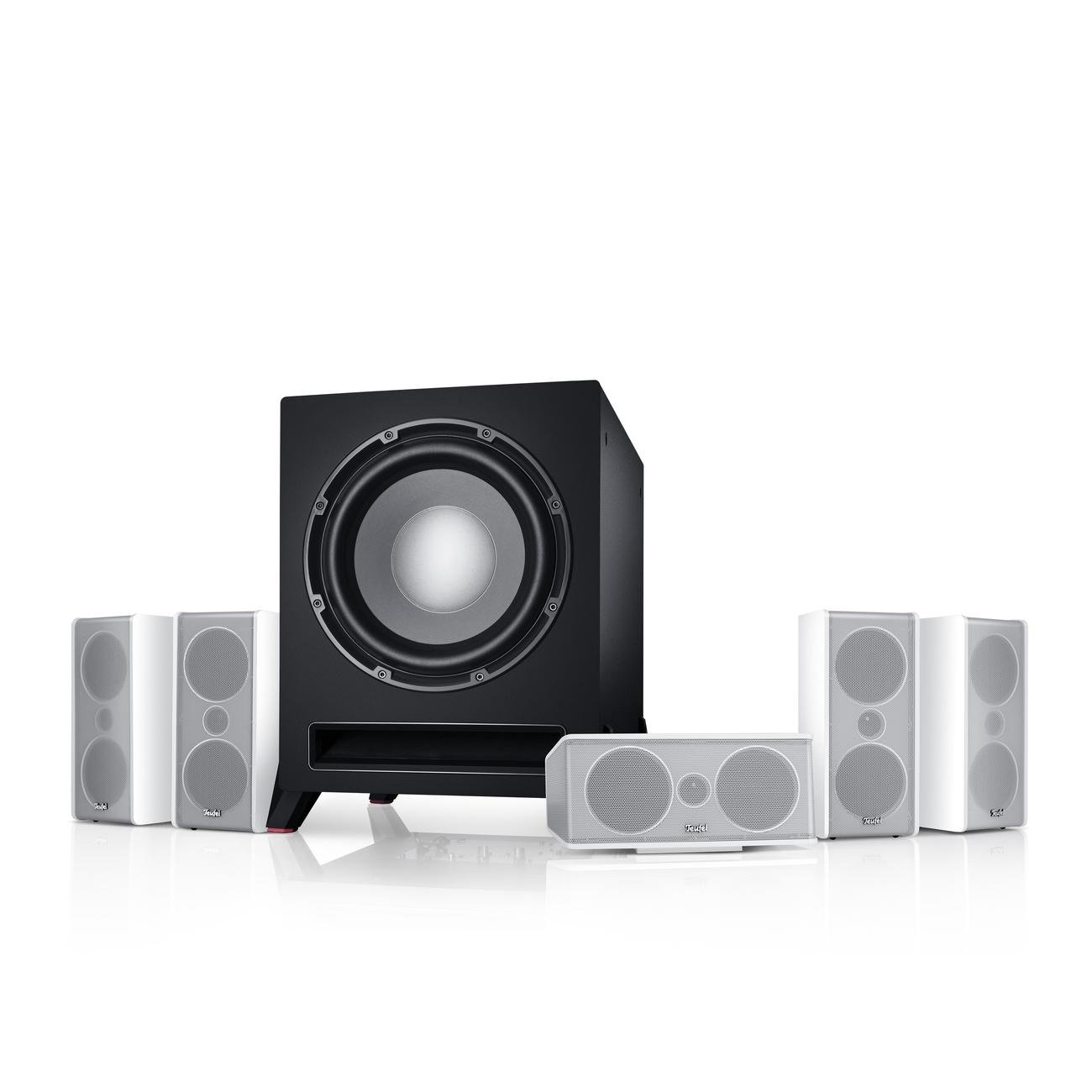 Teufel CONSONO 35 Concept - 5.1 Surround Soundsystem, Komplettsystem Heimkino Mit Integriertem AV-Receiver, Bluetooth, Dolby Audio, USB-C-Soundkartenfunktion, HDMI ARC CEC Für Games, Film Und Musik