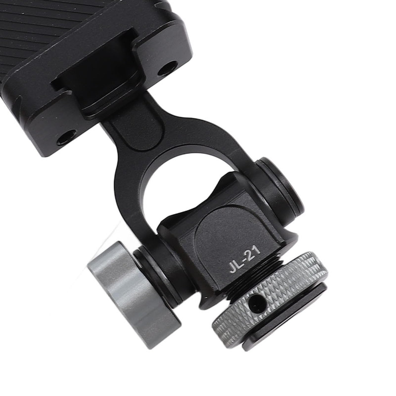 Adaptador de abrazadera para teléfono celular con soporte de zapata fría, rotación de 360 grados, trípode de aleación de aluminio, soporte para teléfono