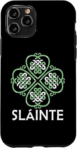 Vista 25 de Funda para iPhone 12 Mini Slainte Celtic Knot Irish Shamrock Trébol Festival