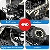 1/8 Scale Large Alloy Off-Road Remote Control Car, All-Terrain 45° Climbing RC Car, 4WD Big Foot Monster Drift RC Car, 4X4 Independent Shock Absorber, Gift for Kids and Adults