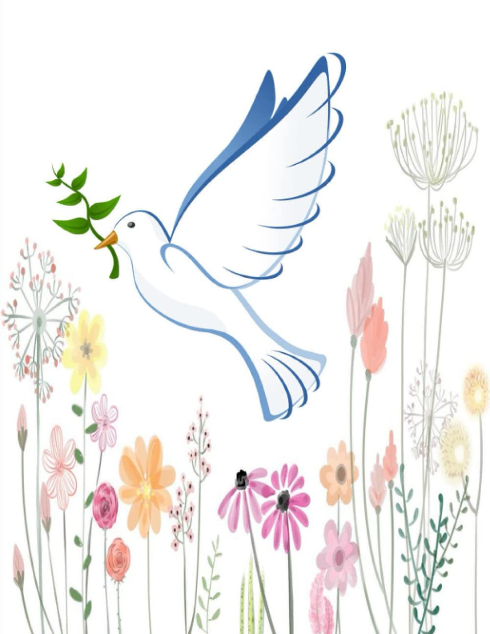 white dove notebook: Notebook: Beauty Lovers Unique Design Notebook 120 College Ruled Pages