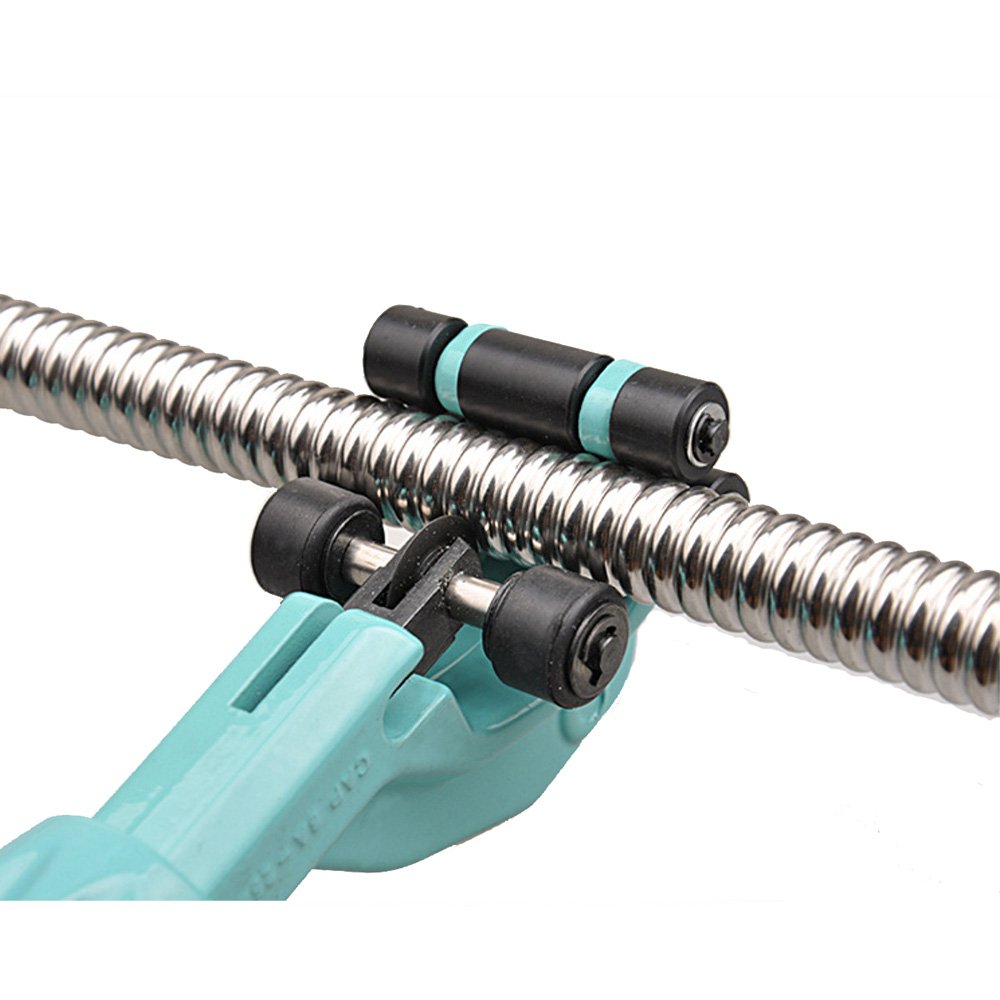 Tanstic 2 stuks ratchet PVC pijpsnijder gereedschap en PEX rechte gesneden pijpsnijder, ratel-type pijpsnijder met één hand snel pijpsnijgereedschap PEX buissnijder PEX pijpsnijder voor pijpsnijden (1-5/8 & 1-3/8