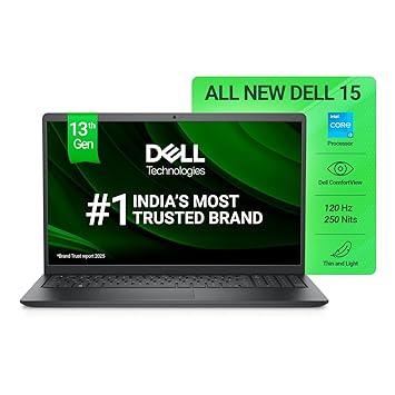 Dell Vostro, Intel Core i3 13th Gen - 1305U, 16GB DDR4 RAM, 512GB, FHD 15.6"/39.6 cm, Windows 11, Office H&S 2024, Carbon Grey, 1.66Kg, 120Hz 250 nits Narrow Border Display, Intel UHD Graphics Laptop - image, photos