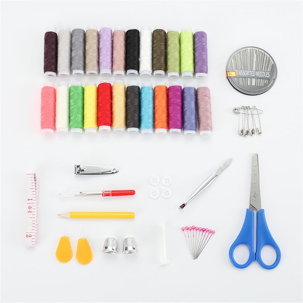 JSEIAJB Sewing Thread Box Sewing Kit Home Needlework Combination Set Sewing Needlework Storage Box