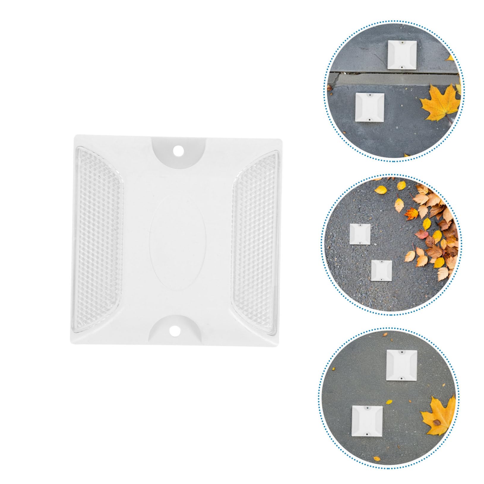 3 series Reflectores De Reflectores De Seguridad Para Pavimento Marcadores De Seguridad Marcadores De Cruce De Peatones 10 piezas x 3