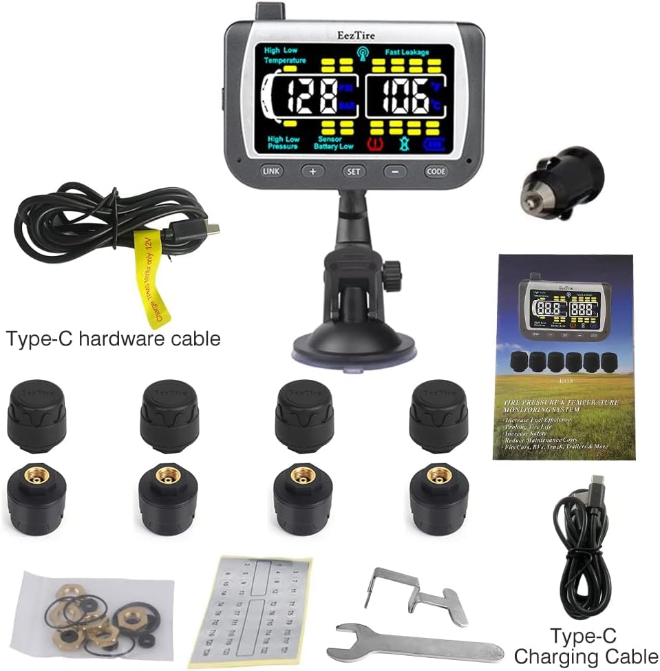 EEZTire - Sistema de monitoreo de presión de neumáticos (TPMS) -