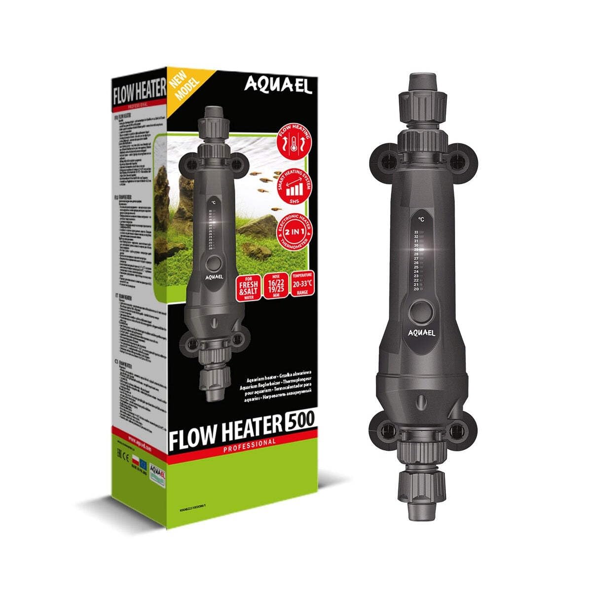 Aquael Calentador de flujo en línea (500 W)