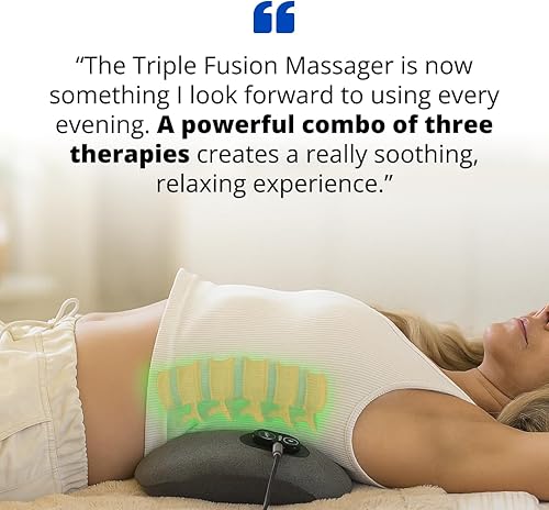 Miniatura 3 de SmoothSpine Triple Fusion Masajeador de Espalda - El Masajeador de Espalda Smooth Spine Oficial con Calor - Diseño 3 en 1 para Apoyar la Comodidad