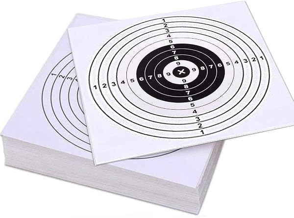 Remarkable Air Shot Paper Targets 100 Pack for Pellet Traps