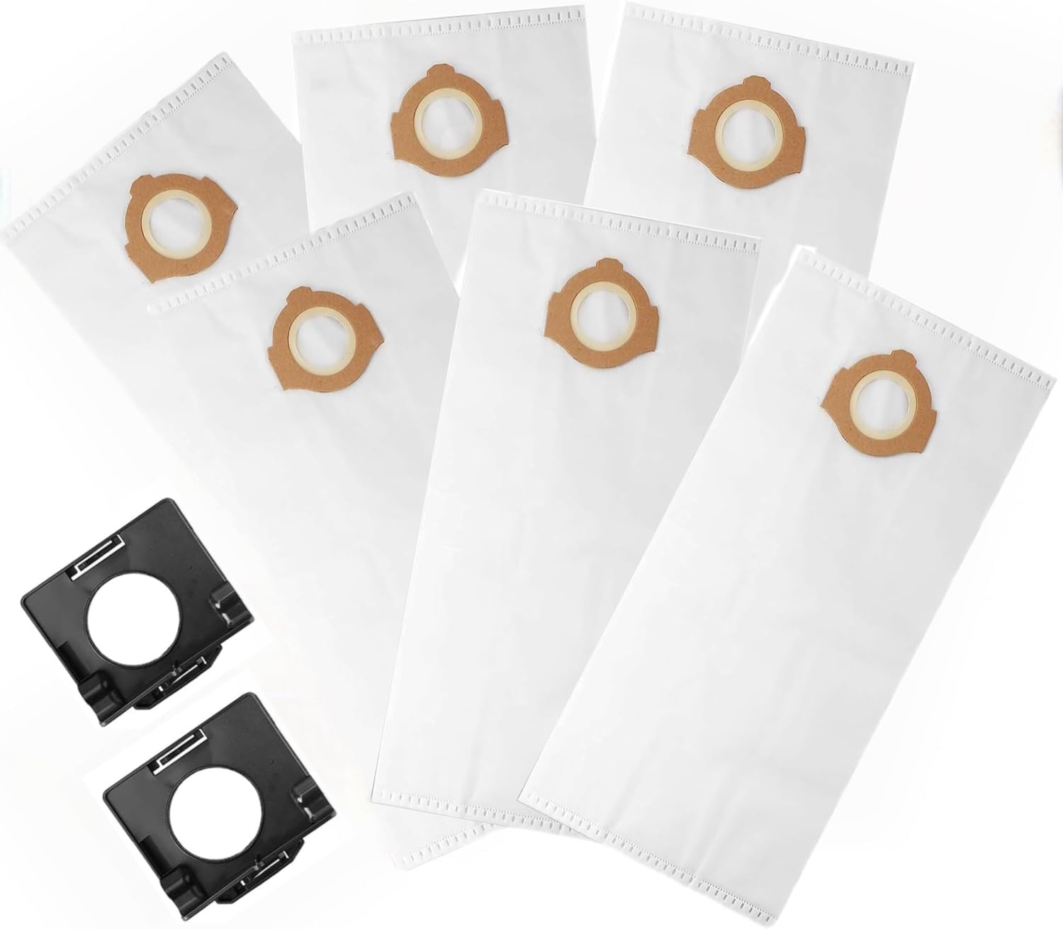 49-90-2016 Fleece Dust Bags for Milwau-kee Wet/Dry Vacuum 0960-20 M12 & 0970-20 M18 Cordless Vacuums (6 Pcs)