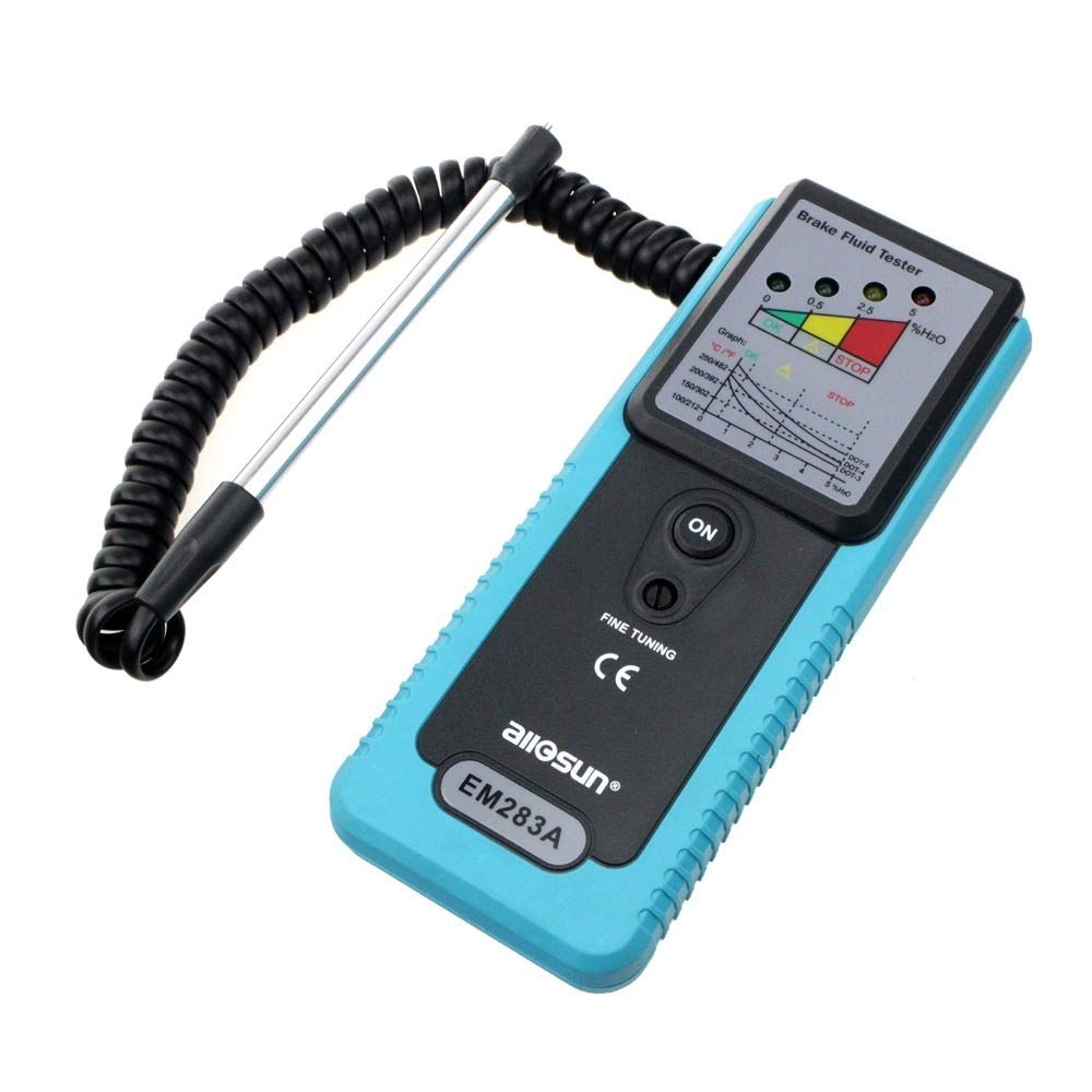 EM283A Samochód Tester Tester płyn hamulcowych pojazdów hamulcowy Testowanie płynów hamulcowych Handheld Tester płyn hamulcowy Dokładny pomiar
