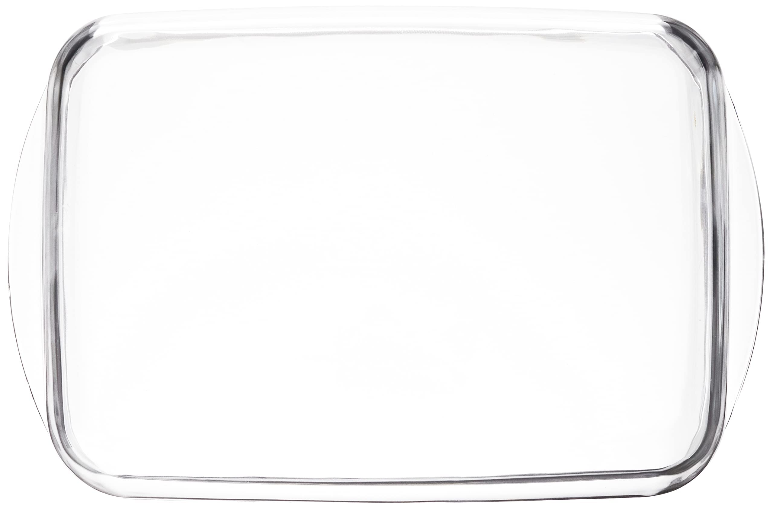 Pyrex FTE RECT PX Verde con Tapa 40X27CM 4,5L Fuente para Horno, Vidrio borosilicato, Multicolor & Classic - Recipiente rectangular de vidrio con tapa, 24 x 19 x 8 cm, 2.6 Litros