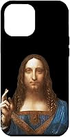 Vista 1 de Funda para iPhone 12 Pro Max Leonardo da Vinci - Salvator Mundi (salvador del mundo)