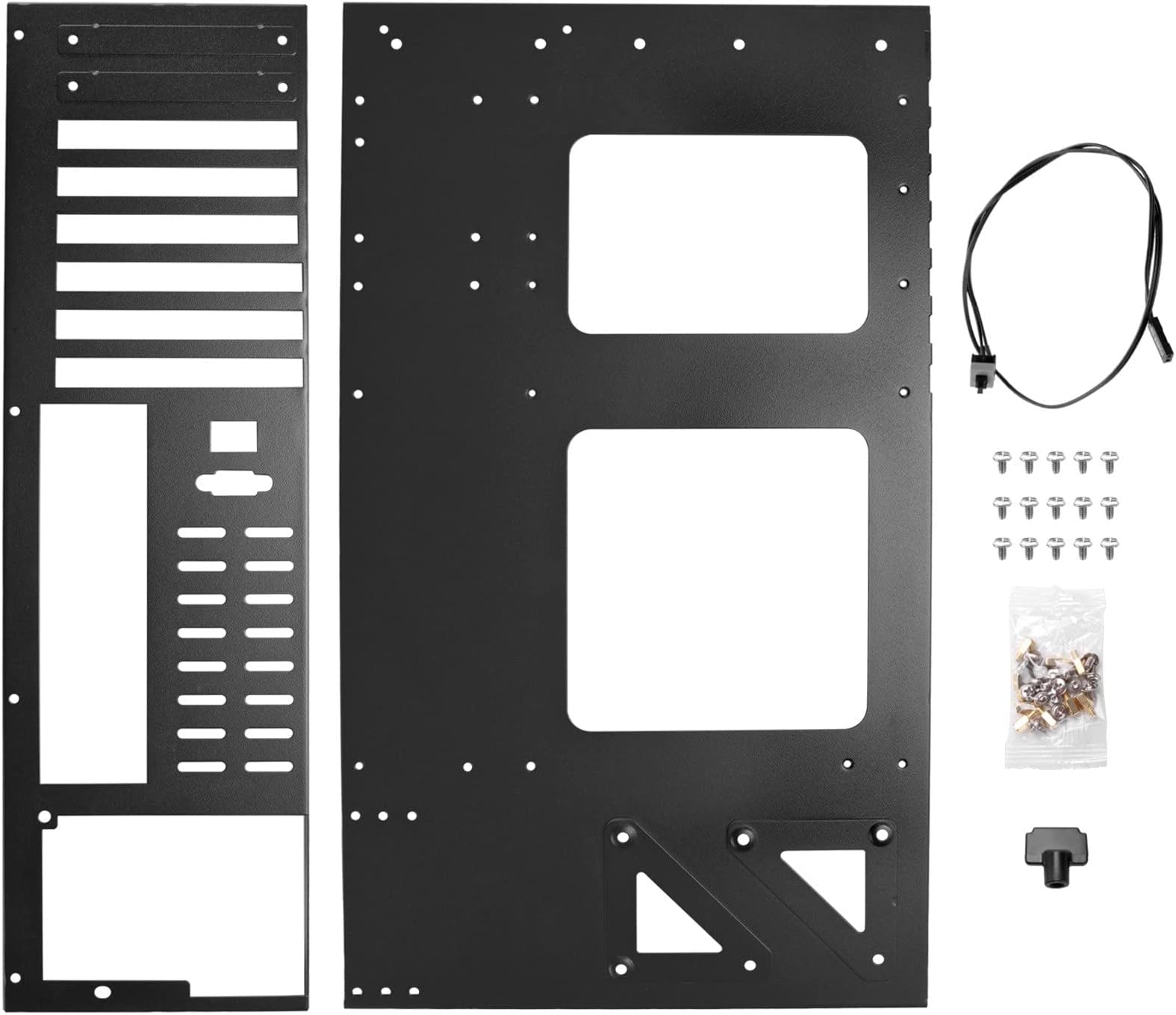 Mining Frame Mining ETH Motherboard Bracket Thickened Bitcoin Mining Rig Case Support ITX/Mini ATX for 8 GPU(ATX)