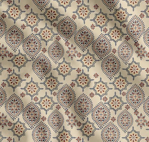 Batiste de coton 142 cm pour vêtements de bébé, kurtas et projets de matelassage