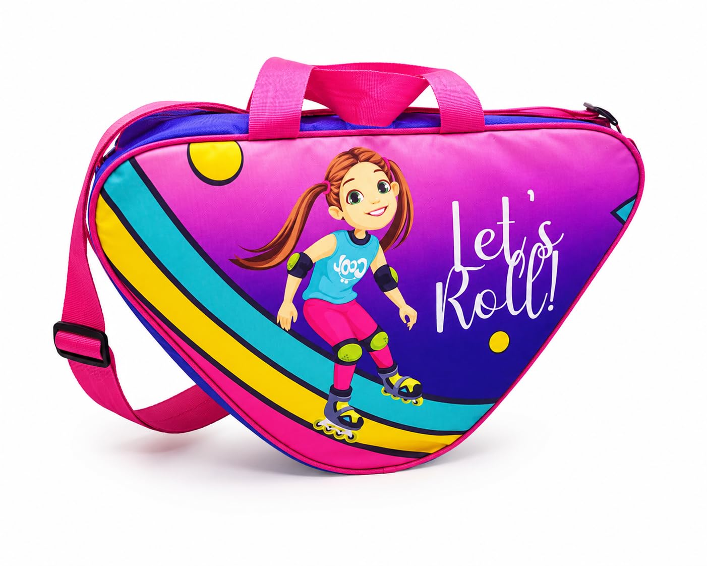 Echo Boomers Skates Bag for Inline & Quad Skating | Durable Polyester Duffel with Adjustable Shoulder Strap | Spacious Design for Full Skate Kit | Ideal for Youth & Adults-image-12