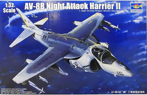 Miniatura 4 de Trumpeter 1/32 AV8B Harrier II Kit de modelo de avión de ataque nocturno