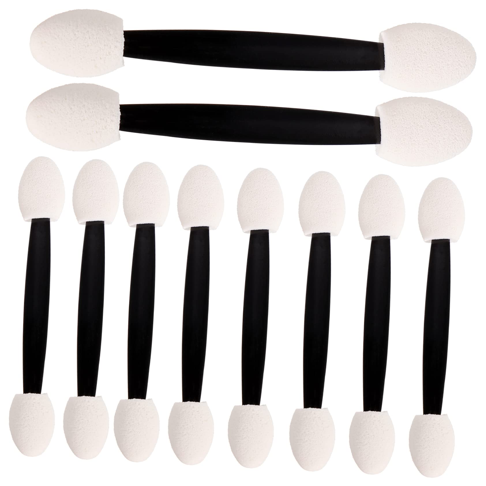 minkissy Eyes Makeup Sponge Brush Double Head Eye Shadow Applicator Stick Multifunctional Lipstick Tool for Women