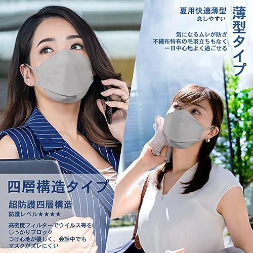 【Amazon.co.jp限定】柳葉型マスク 50枚 子供用女の子50枚セ