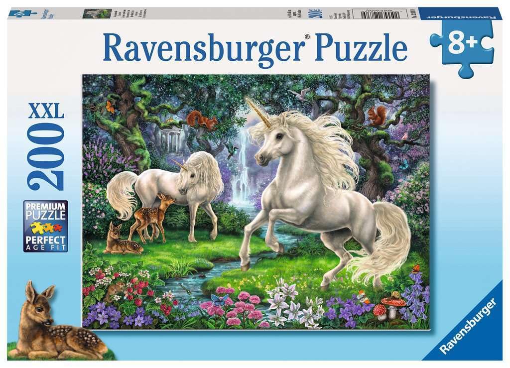 Ravensburger Children's Puzzle - 12838 Mysterious Unicorns - Unicorn Puzzle for Children from 8 Years, with 200 Pieces in XXL Format