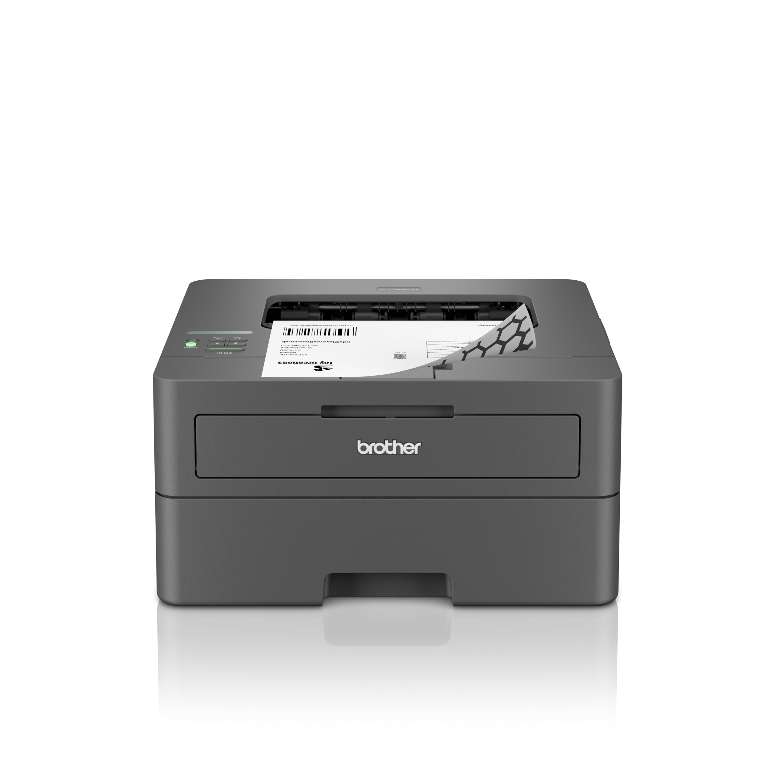 Brother HL-L2445DW - Imprimante laser monochrome A4 compacte et réseau Ethernet. Bénéficiez d'un essai gratuit de 2 mois à l'abonnement EcoPro.