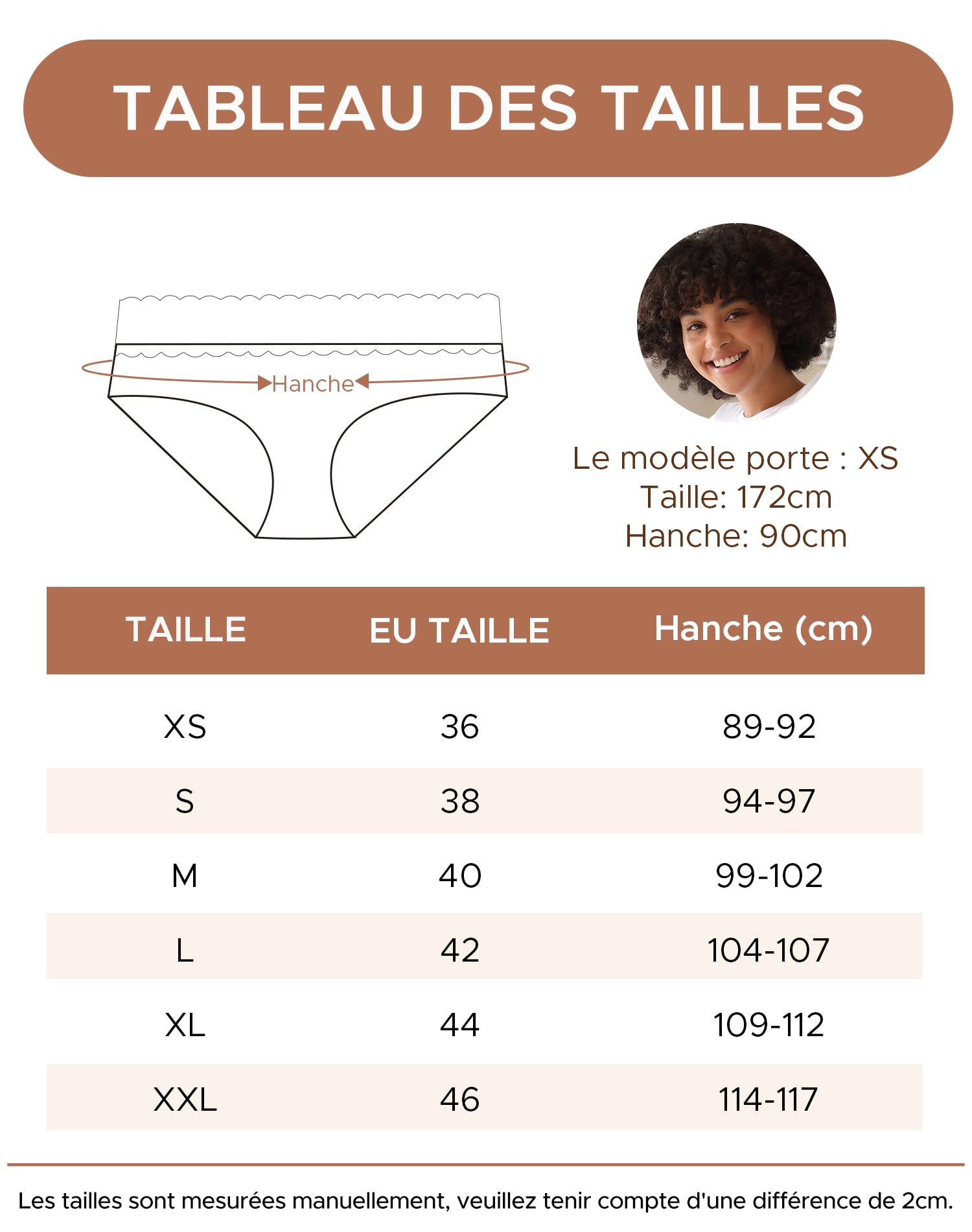 INNERSY Culotte Femme Coton Doux Slip Sexy Chic Ceinture Dentelle Élastique Shorty Taille Basse Lot de 6