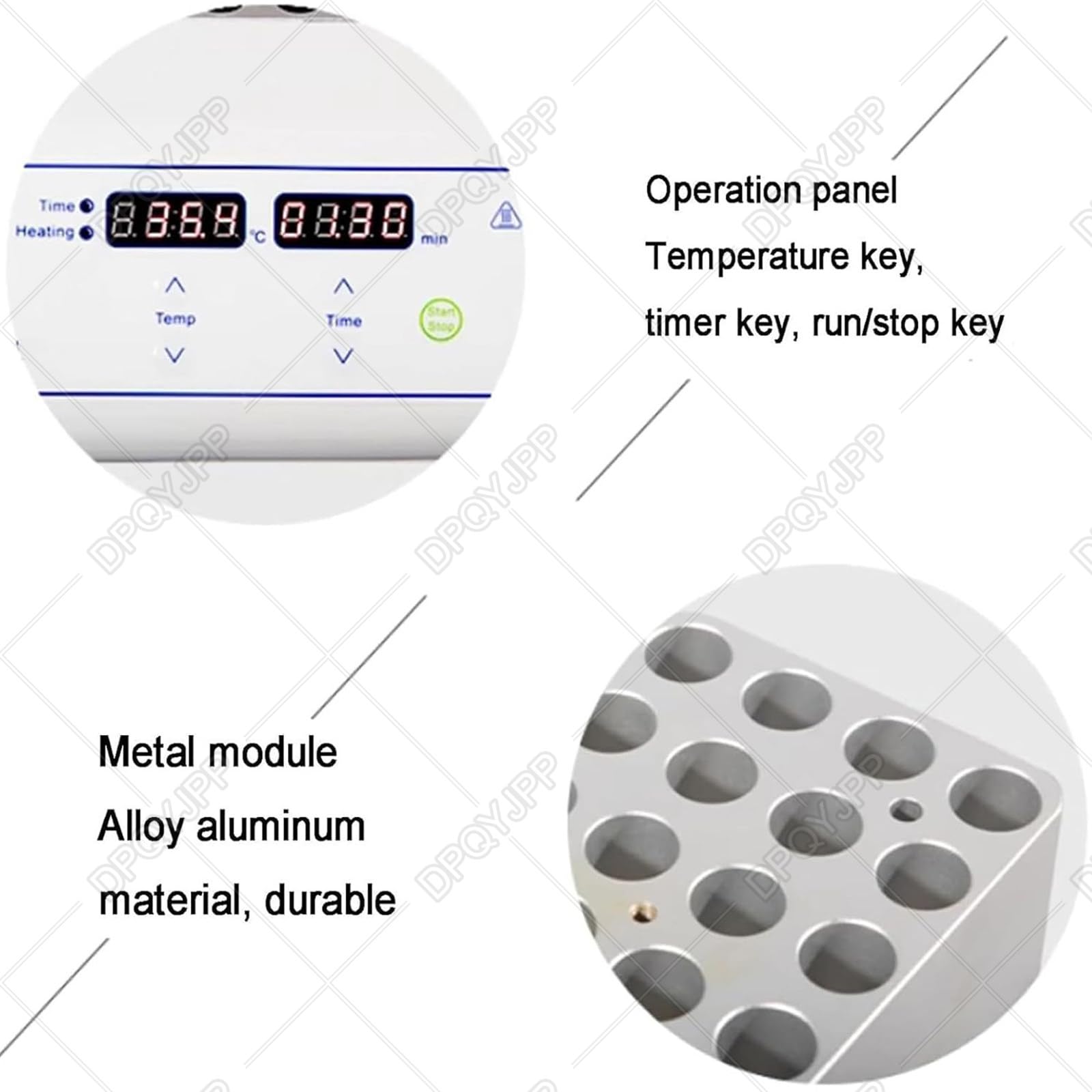 Evaporador de muestras de Laboratorio, concentrador de Purga de nitrógeno, Altura Ajustable, con Agujas de Gas, soplado a presión científica, análisis de Laboratorio. 12Holes