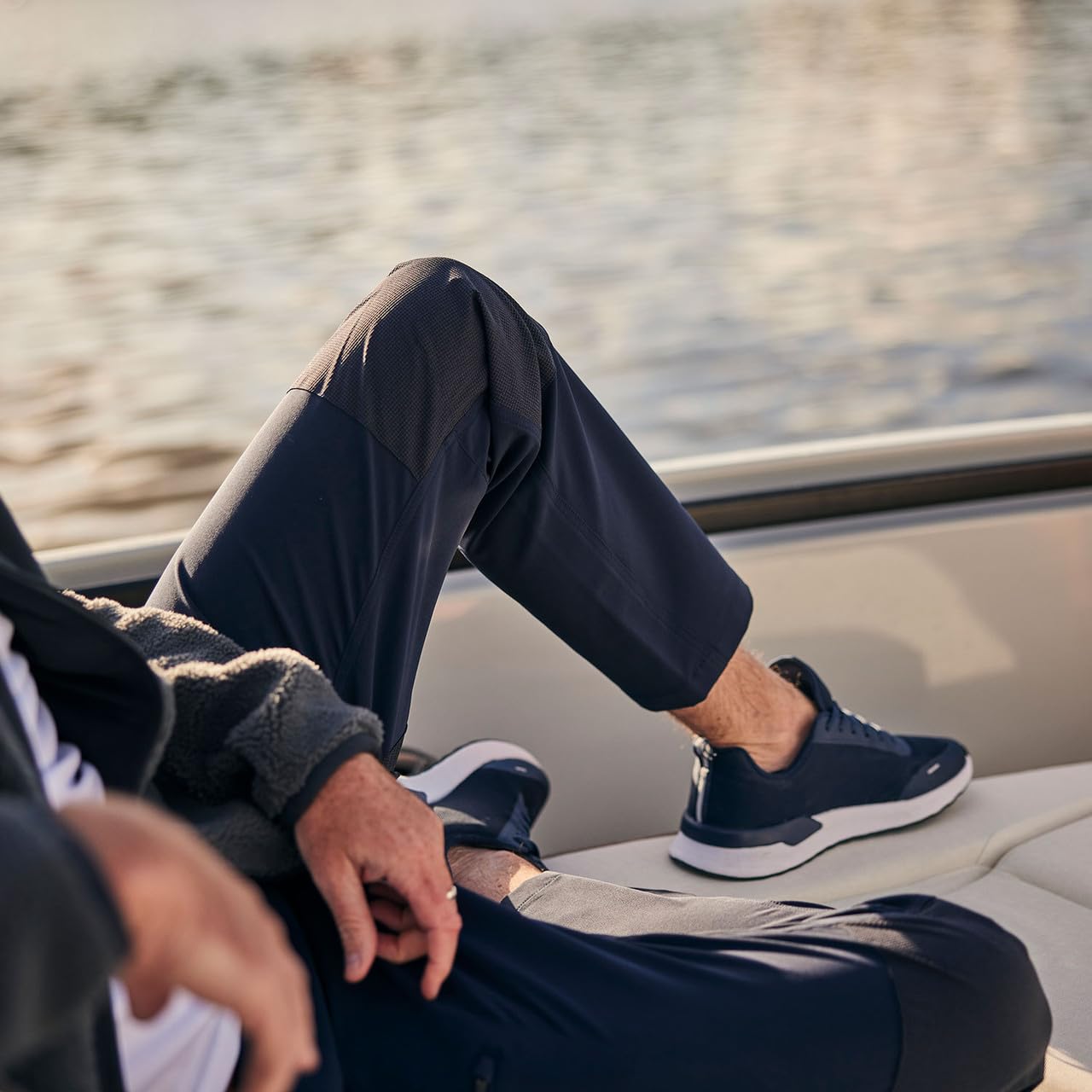 Gill Pantaloni da uomo elasticizzati UV, asciugatura rapida, protezione solare UV 50+ e finitura idrorepellente senza PFAS