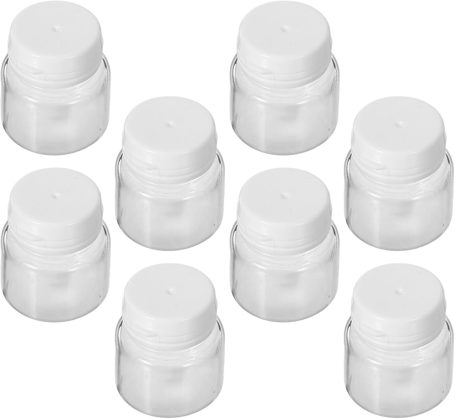 10pcs Refillable 10ml Travel Jars for Cleansing Balms and Creams