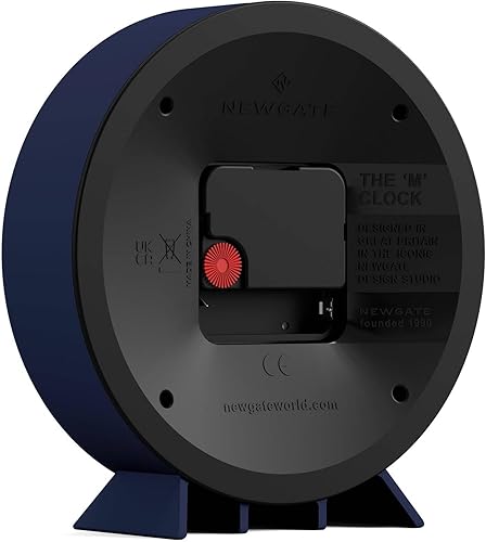 Miniatura 47 de NEWGATE® M Mantel Echo - Reloj de escritorio Diseño redondo moderno Rojo Números fáciles de leer Estilo contemporáneo para escritorio, mesa