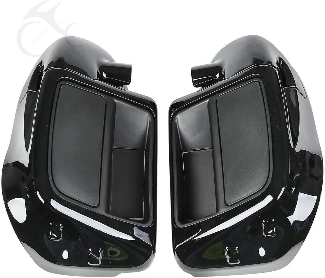 TCT-MOTORPARTS Lower Vented Leg Fairing w/ 6.5" Speakers +Grills Fit For Harley Air-cooled Touring &Trike Models Road King 2014-2024