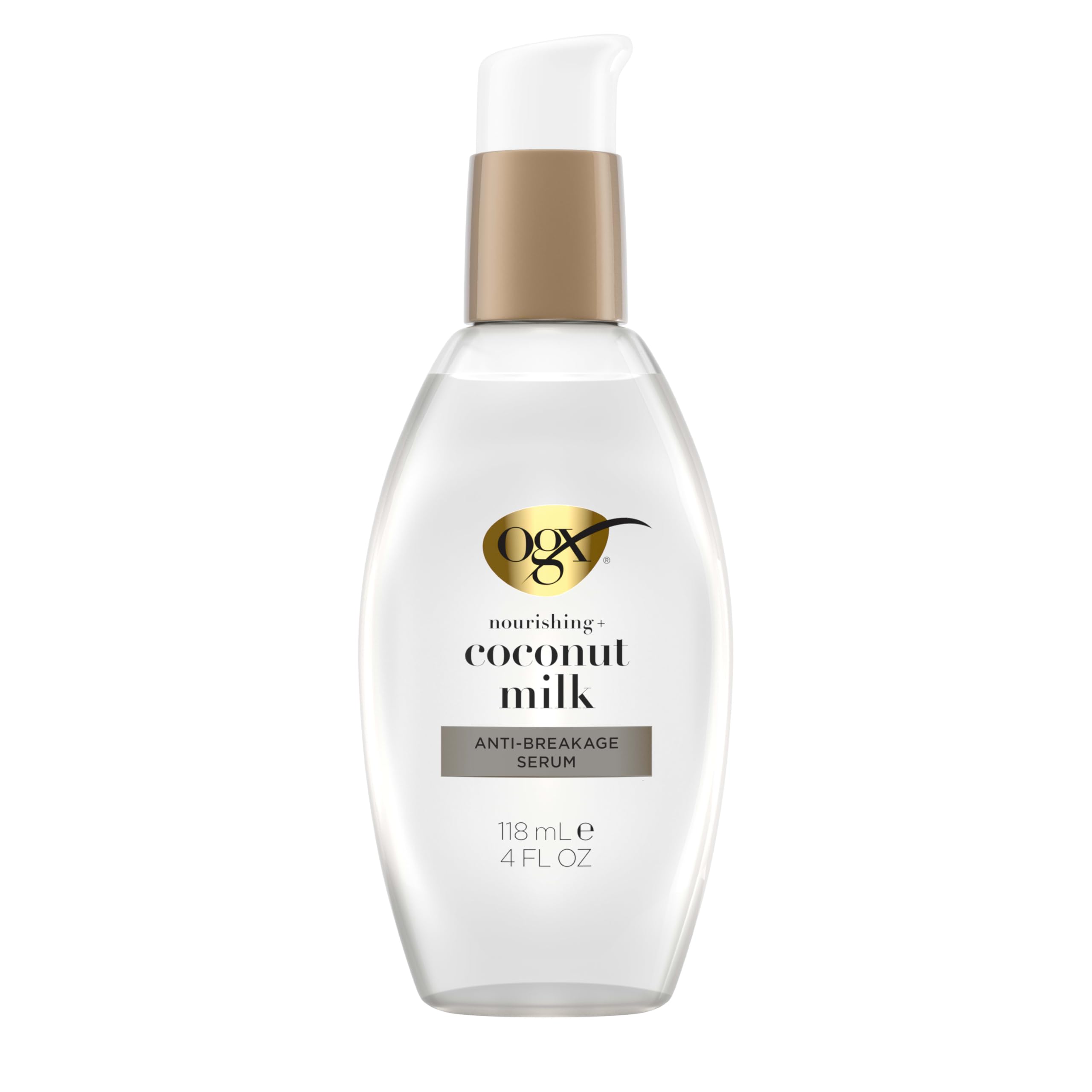 OGX Nourishing + Coconut Milk Anti-Breakage Serum, 4 Fl Oz