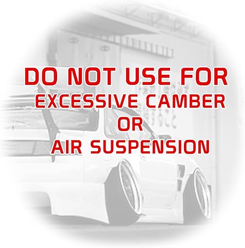 Miniatura 8 de Godspeed AK-131-A Brazos delanteros curvados ajustables con rótulas, juego de 2, compatible con Nissan 370Z (Z34) 2009-21