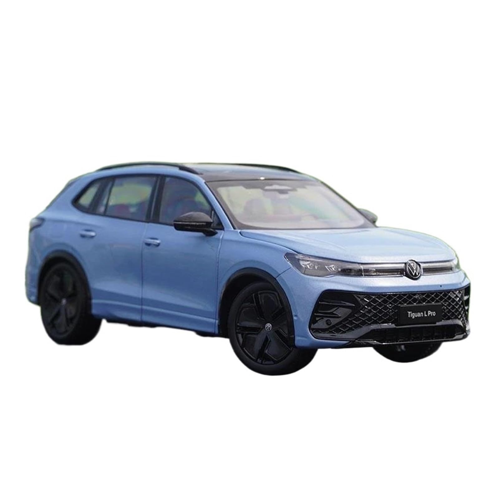 Per Volkswagen Tiguan L PRO SUV 1:18 Micro Lega Die Cast Modello Di Auto In Metallo Simulazione Collezione Decorazione(Blue)