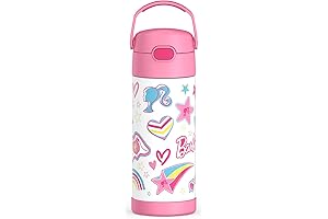 410mL Stainless Steel Licensed FUNtainer® Bottle for Kids, Barbie, 14 oz