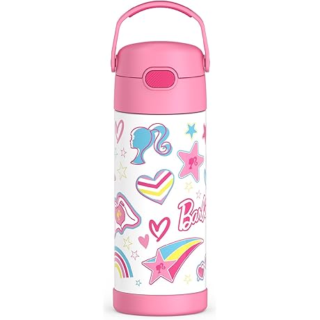 410mL Stainless Steel Licensed FUNtainer® Bottle for Kids, Barbie, 14 oz