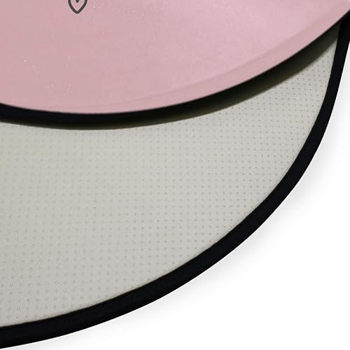 Miniatura 3 de Sweet Cute - Alfombra redonda de cisne de dibujos animados de cisne rosa y dorado, alfombra suave y cómoda con respaldo antideslizante para