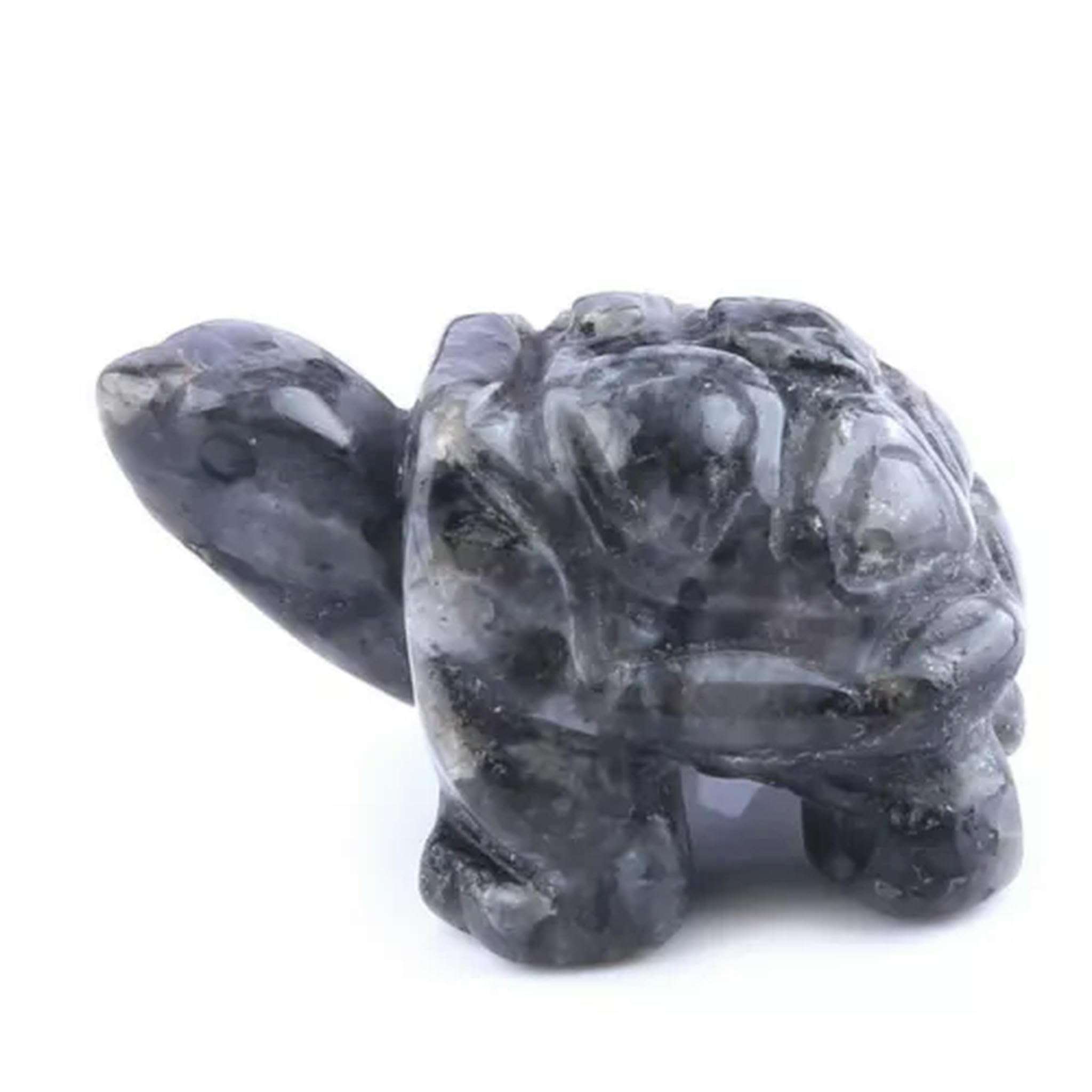 Tortue en Quartz Amphibole Noir pour Créer une Ambiance Zen et Apaisante à la Maison