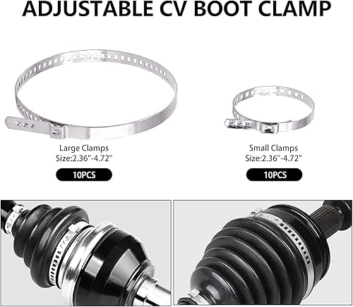 Miniatura 3 de Juego de 22 alicates de abrazadera de arranque CV, herramienta de extracción de eje CV, herramienta de bandas de abrazadera de oreja para manguera