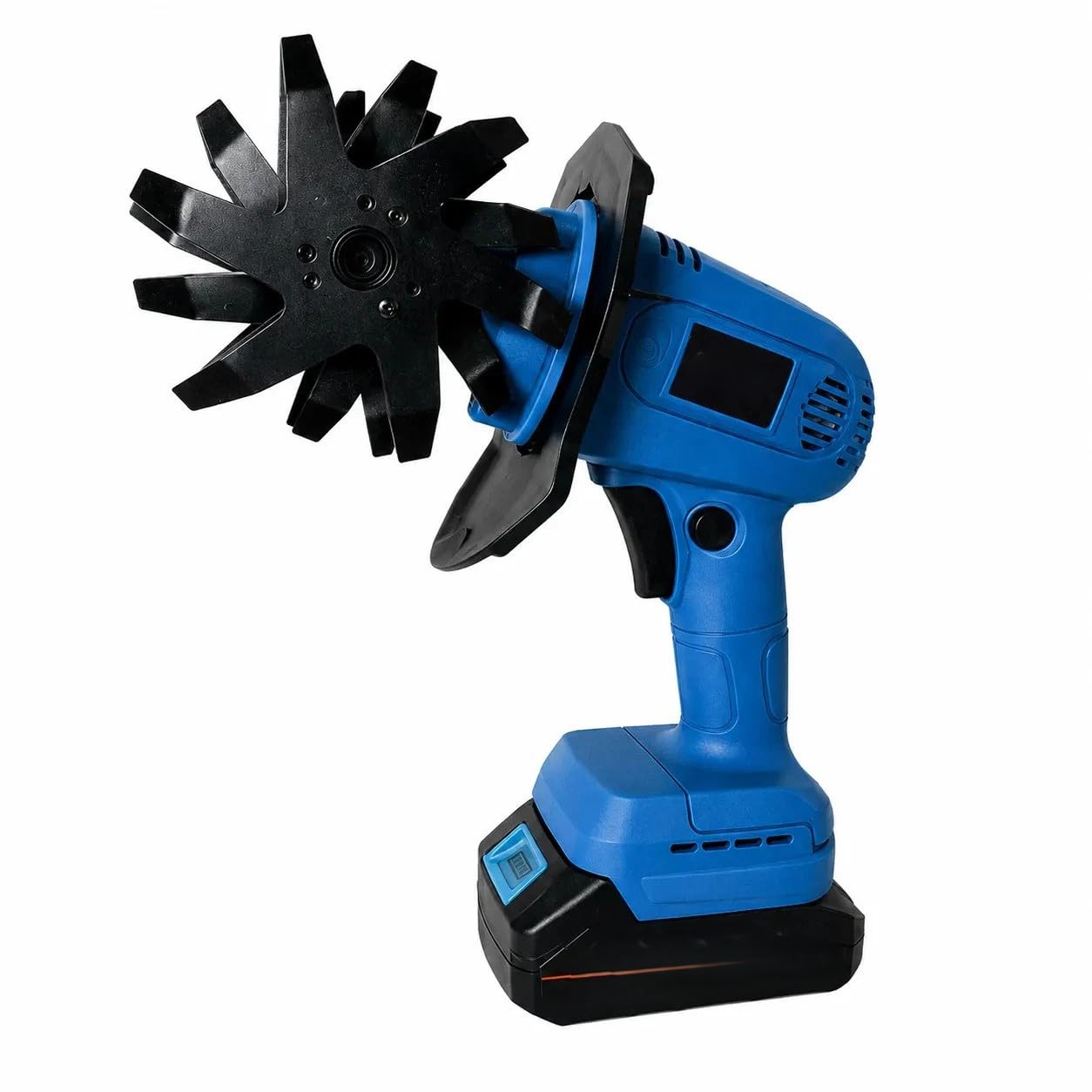 Motozappa Portatile 550W con Doppia Batteria 48V 400 Giri Coltivatore orto